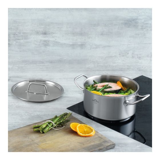 قابلمه استیل 24 سانت، 9لیتری مدل Montreux - تصویر 2