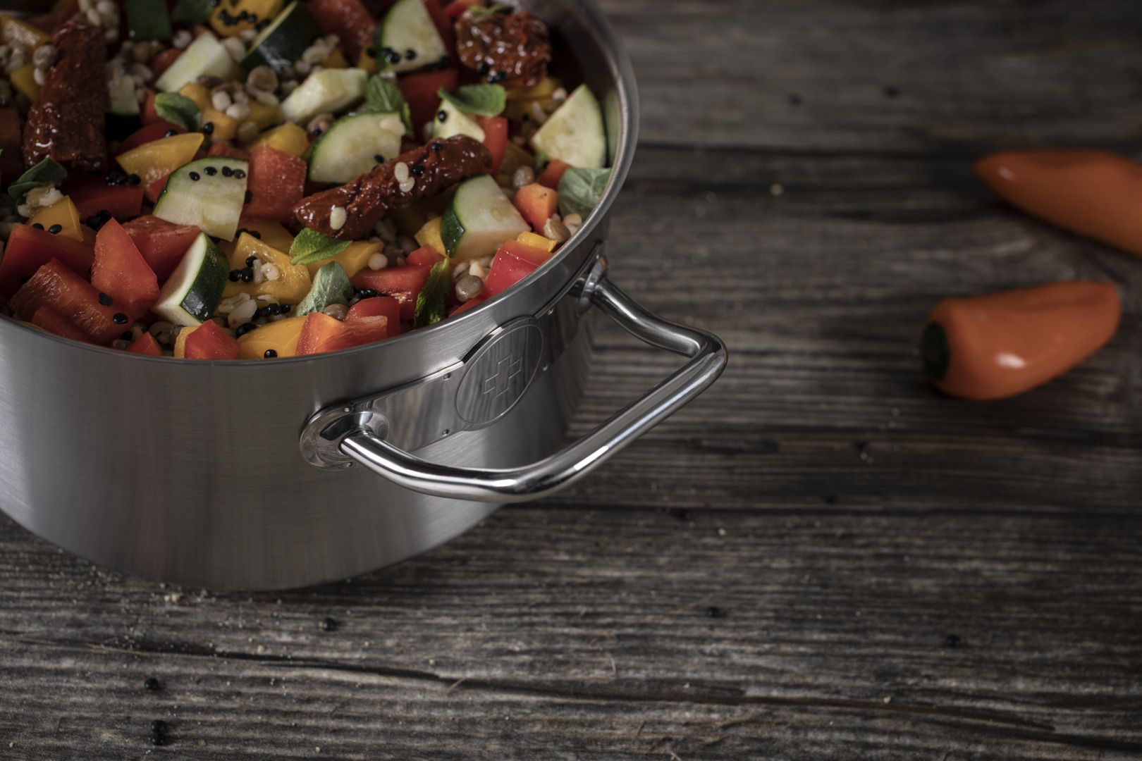 قابلمه استیل 24 سانت، 9لیتری مدل Montreux - تصویر 11